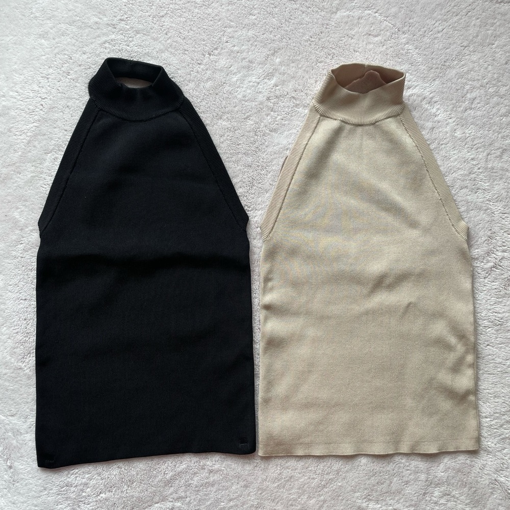 Zara halter neck tops set size S